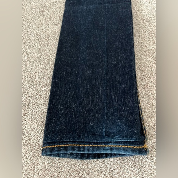 NEW TRUE RELIGION Low Waist Leather Patch Women’s Jeans – Size 26 | VTG RARE - Picture 9 of 11